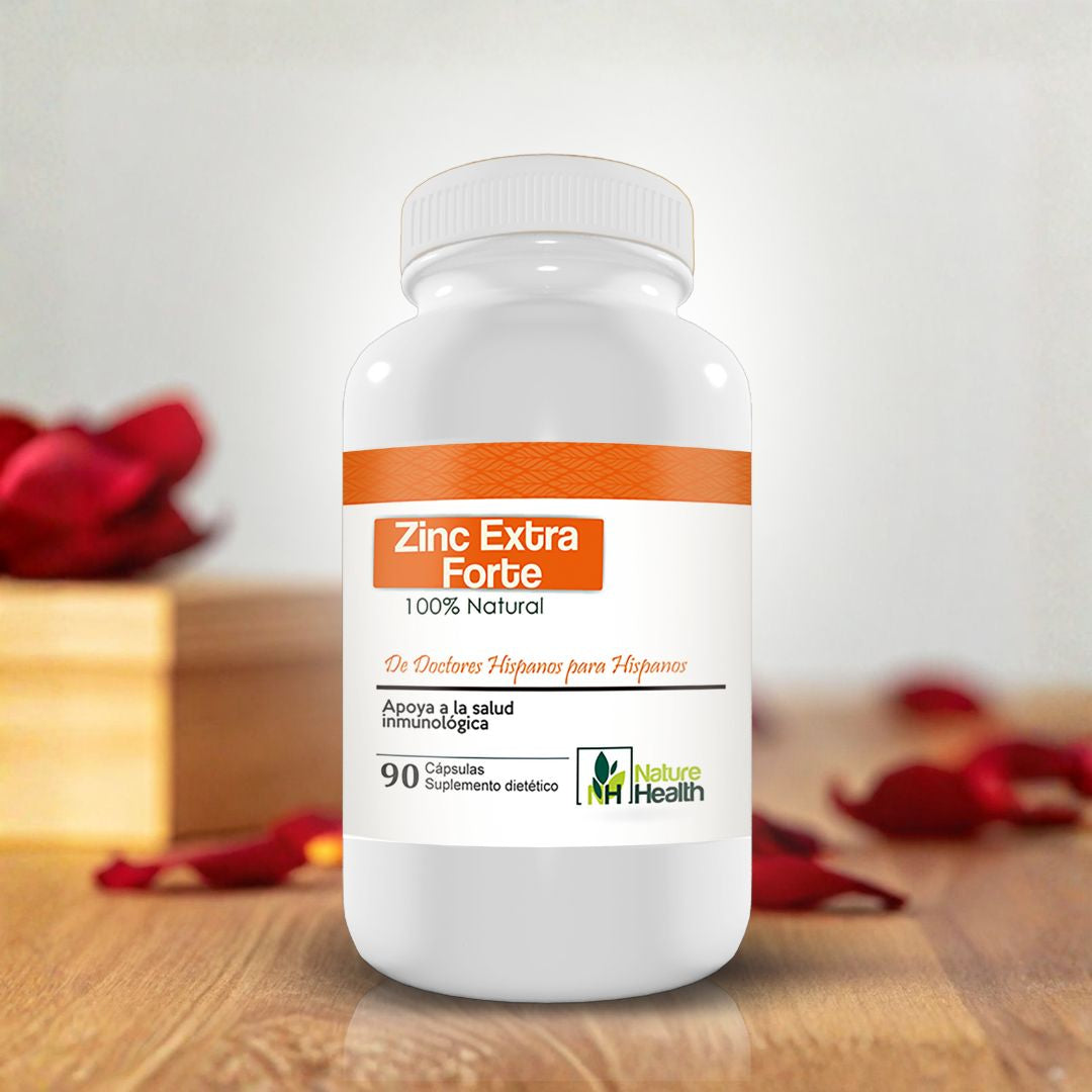 Cápsulas Zinc Extra Forte - Apoyo para las defensas, vitalidad y bienestar del sistema inmune