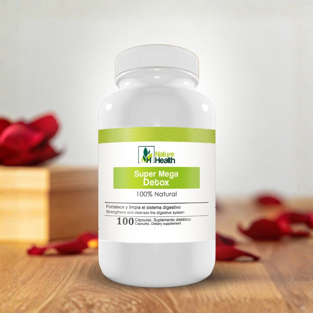 Cápsulas Súper Mega detox - Apoyo para bienestar digestivo y depuración diaria