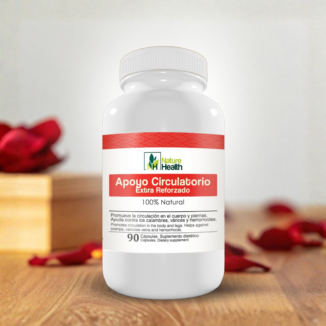Cápsulas Apoyo Circulatorio Extra Forte - Apoyo para circulación y bienestar cardiovascular