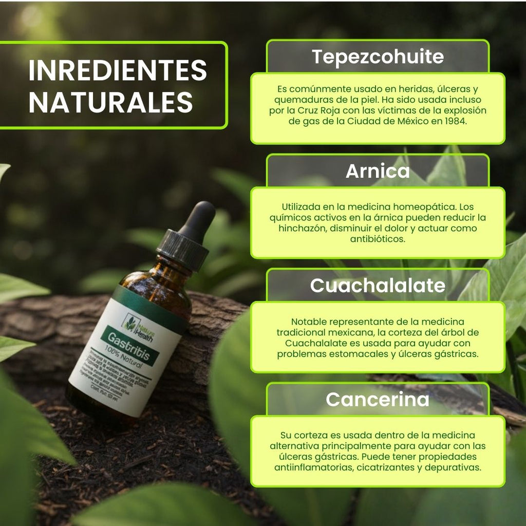 Gotas Gastritis - Apoyo para las agruras, reflujo ácido, Indigestión y más problemas digestivo