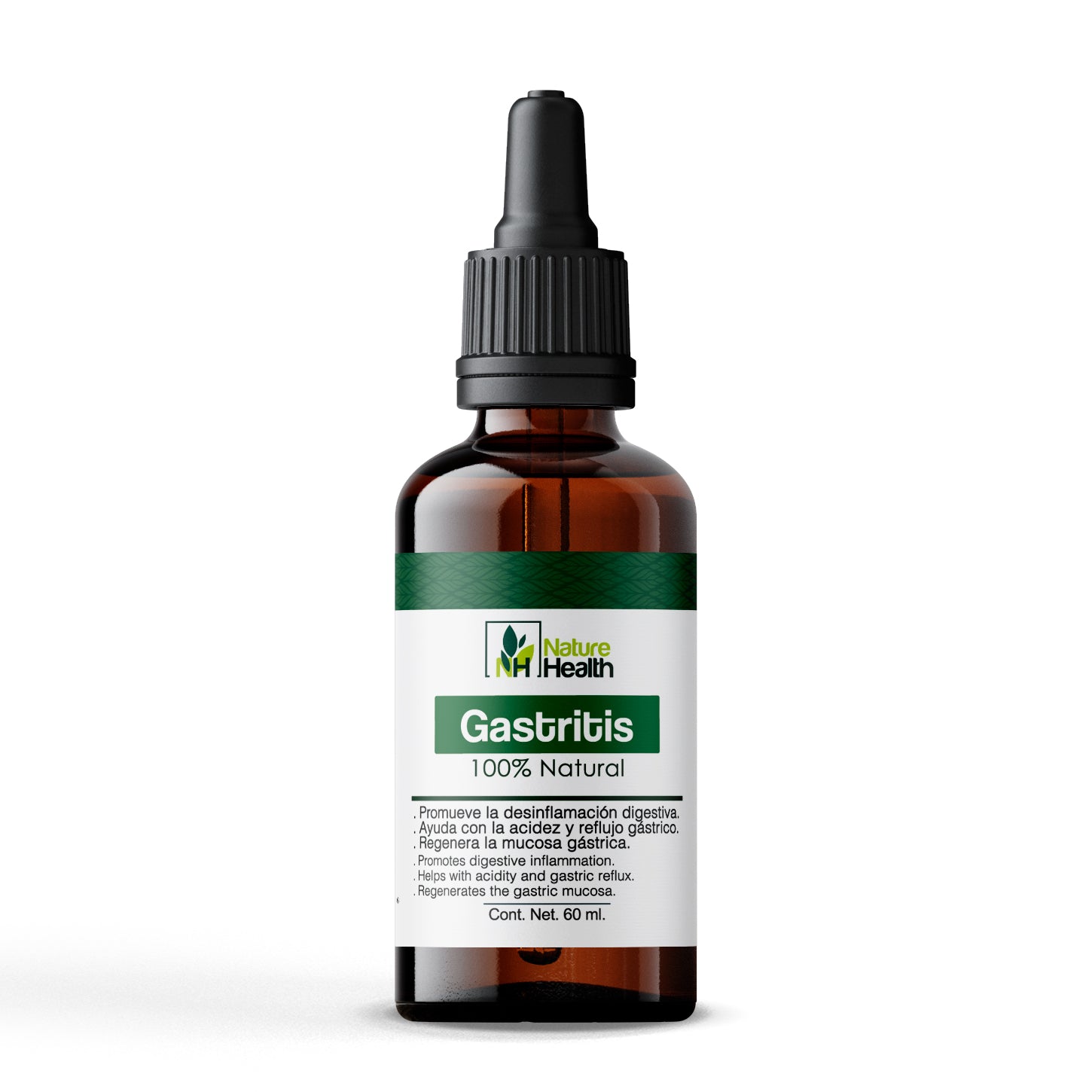 Gotas Gastritis  -  Apoyo para las agruras, reflujo ácido, Indigestión y más problemas digestivo